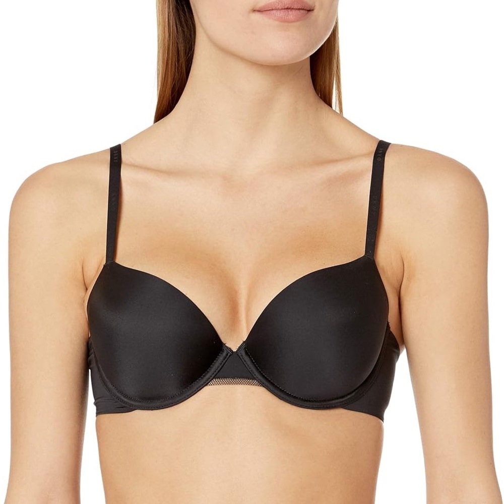 BRAND NEW DKNY Black Litewear Tshirt Bra, 34B